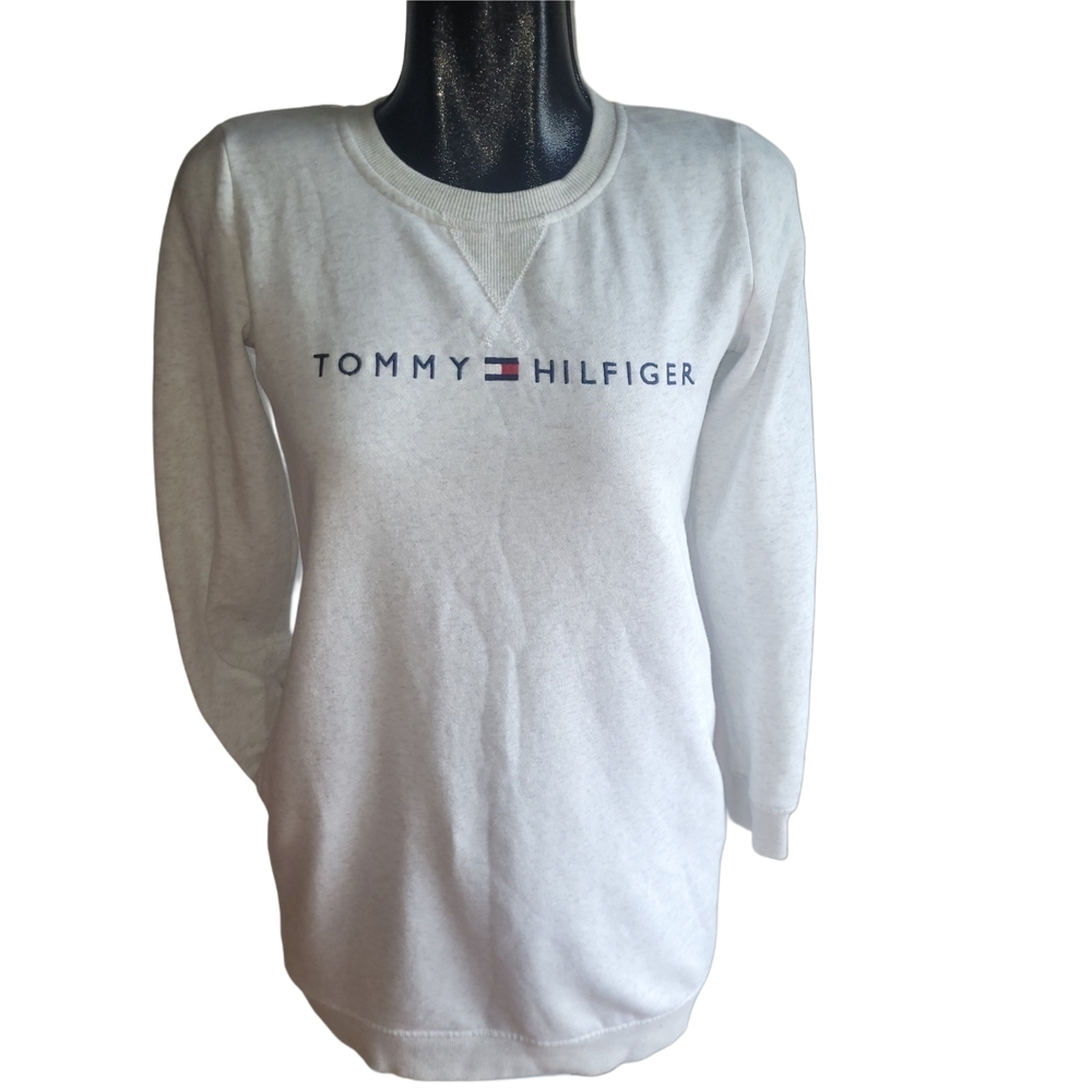 Tommy Hilfiger White Sweatshirt Dress XXS